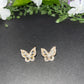 DAZZLING BUTTERFLY POST EARRINGS