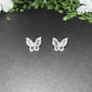 DAZZLING BUTTERFLY POST EARRINGS